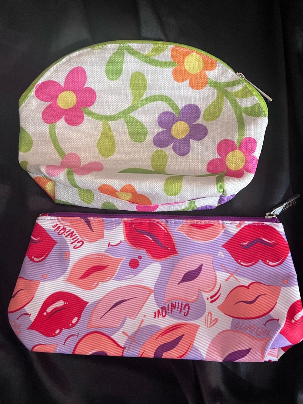 Two Clinique Makeup Pouches Brand New